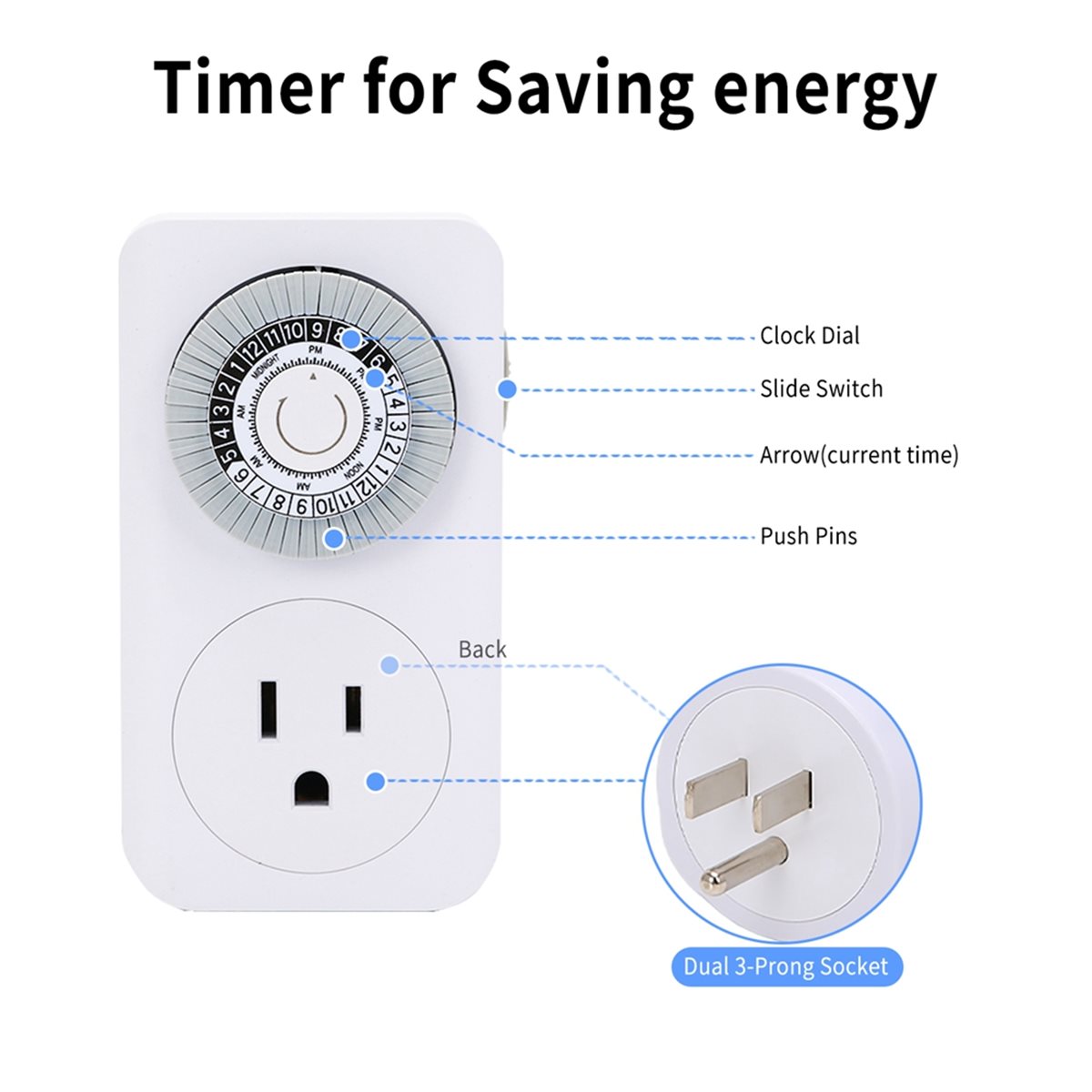N86R Indoor Mini 24-Hour Mecha - Timer Dual Outlet ulasan dan harga